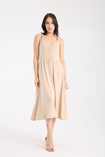 Planet Prestige Metal Buckle Tie Strap Dress