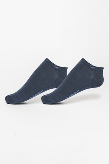 Calvin Klein , Set of ankle socks in cotton blend - 2 pairs, Navy blue, 39-42