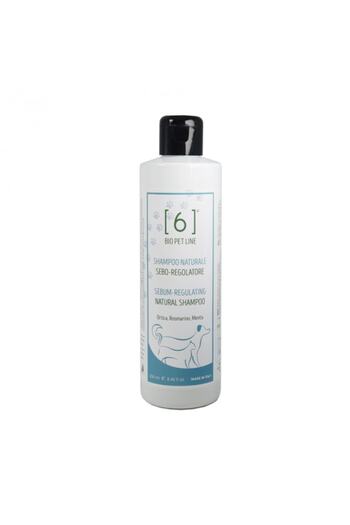 6biologico Sampon Seboreglator 250ml – Curatare Profunda, Urzica si Rozmarin, Par Gras