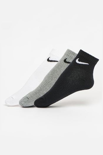 Nike - Set of unisex socks made of lightweight material, Dri-Fit Everyday technology - 3 pairs, Blac