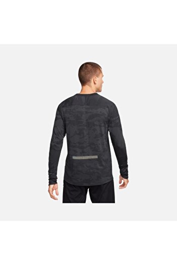Nike Ανδρικό μαύρο μπλουζάκι για τρέξιμο Therma-Fit ADV - (FB8538-010)
