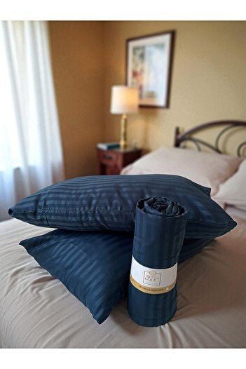 BESTİNA GOLD Cotton Satin Fitted Sheet Set