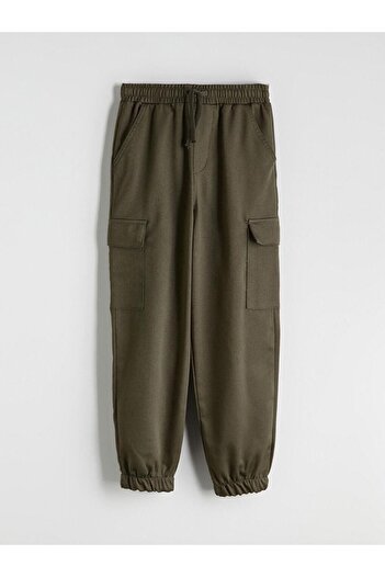 LC Waikiki Boys' Cargo Jogger Pants with Elastic Waist (W5)