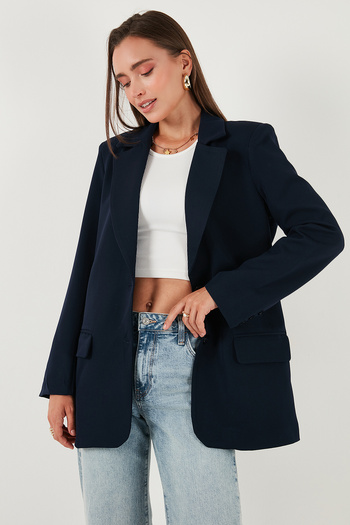 Lela Relaxed Fit Mono Yaka Cepli Blazer Ceket CEKET 611BC00132