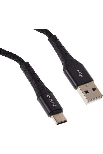 Yesido Yesido 2m USB to Type-C Cable - Black