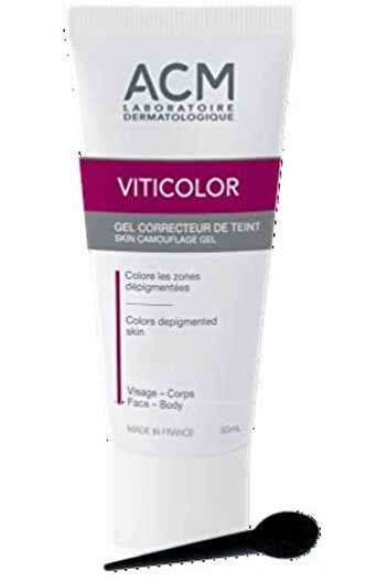 ACM Viticolor Gel for Camouflaging Depi gmented Areas On The Skin, 50 Ml