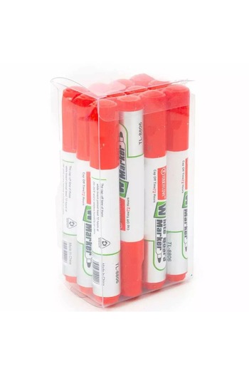 touch love designed Touch Love Whiteboard Marker Set - Pack of 12 | Red Cap | Bold, Erasable Ink for Smooth Writing