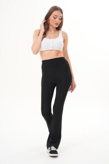 ŞİMAL Women's Diver Fabric Spanish Leggings 255057 -