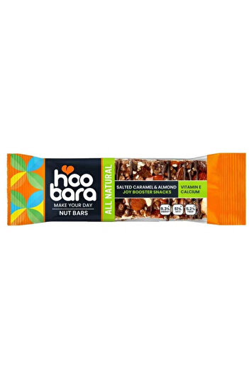 HOOBARA Nuts Bar, Salted Caramel and Almond