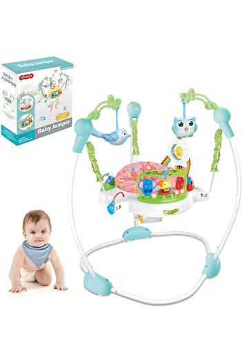 rexa Baby Jumping and Bouncer with Removable Toys, Infant Activity Center with Music, Lights and Sounds