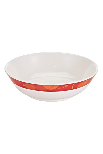Generic Servewell 21 cm Polka Dot Red Serving Bowl,White