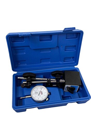 GEBOTOOLS DIAGRAM GAUGE 0-10MM WITH MAGNETIC SUPPORT BASE GEBO TOOLS