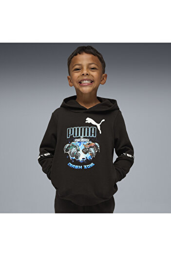 Puma Dětská mikina s kapucí HOT WHEELS™ MONSTER TRUCKS