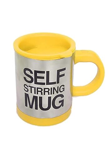 Generic Automatic Electric Self Stirring Mug Coffee Mixing Drinking Cup Stainless Steel 350ml
