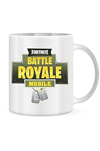 Generic papeyone fortnite battle royale mobile white ceramic mug