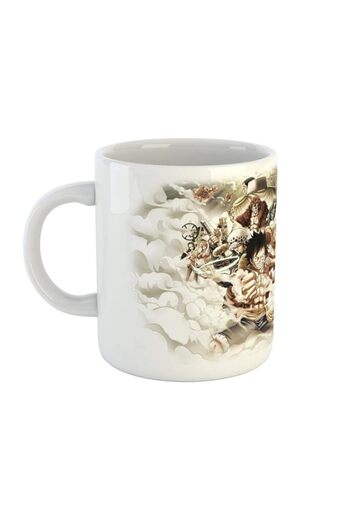 Generic White Mug with One Piece -all caracter 2 design printing