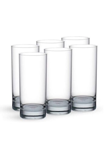 Generic Ocean San Marino Hi Ball Glasses - Clear, 290Ml, Set Of 6, Mocktail or Cocktail Glass