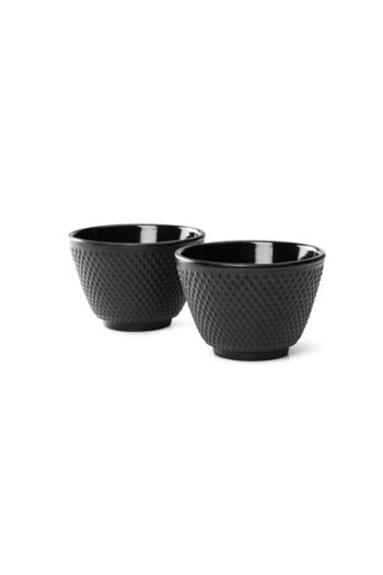 Generic Bredemeijer Cast Iron Tea Mugs Jang, Set of 2, Black 7.8 x 5.3 cm G004Z