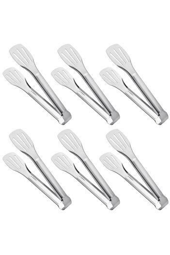 Generic Much Hotter JXHAPY Serving Tongs Kitchen Tongs,Buffet Tongs, Stainless Steel Food Tong Serving Tong