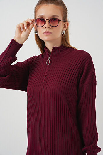 Bigdart 15839 Rochie tricotată pentru băiat - Y.Burgundy
