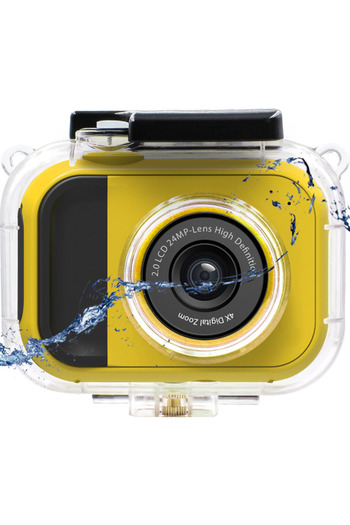 Lamtech Camera video LAM112013 2in1, 24MP, Full HD, IPS Display 2", Digital Zoom 4X, Waterproof Case