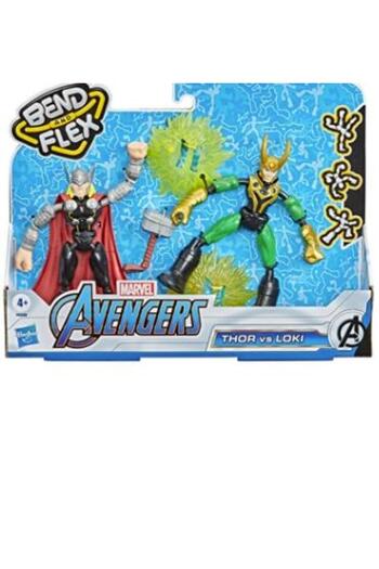 Marvel Set Avengers Bend and Flex, 2 figurines Thor vs Loki