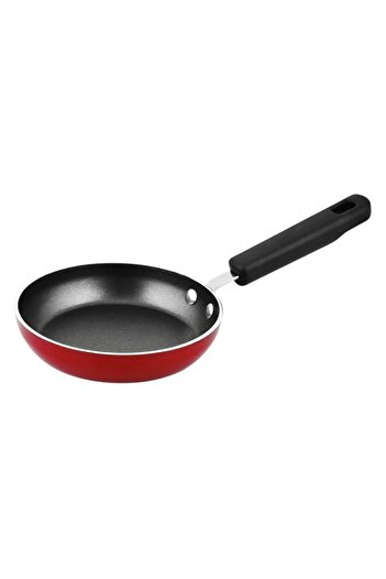Generic Prestige Non-Stick Mini Fry Pan 12 cm | 3X Ultra Tough Induction Compatible Mini Fry Pan | Red - PR