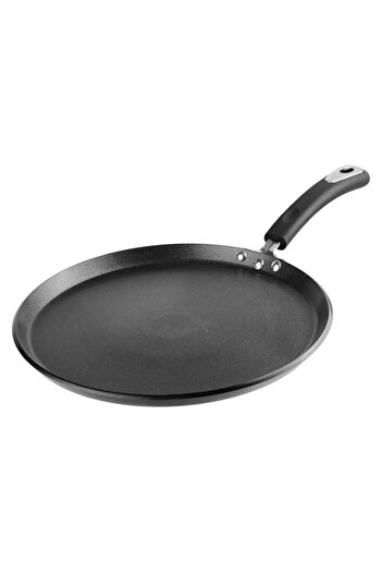 Generic Vinod Hanos Non-Stick Dosa Tawa 27 cm Diameter, Hard Anodised Non-Stick Coating with Bakelite Rivet