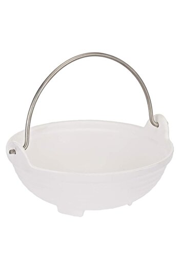 Generic Servewell small 15.2 cm horeca kadai with handle white