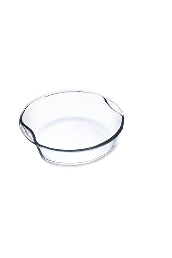 Generic Simax Round Baking Dish, 2.5 Litre Capacity, Clear