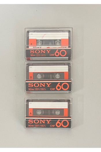 Raks 3 Pieces of Cassette of Chf 60 (Refilled with Cassettes Refillable)