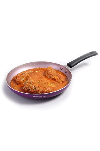 Generic Wonderchef Valencia Non-Stick Fry Pan | Cool Touch Bakelite Handle | Pure Grade Aluminium| PFOA Fre