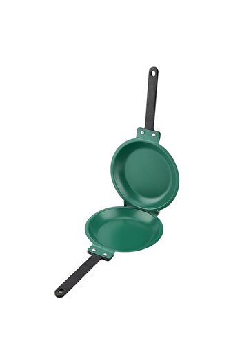Generic Heergiu 7.6" Flip Double Side Ceramic Frying Pan Non Stick Round Cakes Pancake Egg