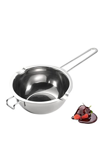 Generic KASTWAVE Stainless Steel Double Boiler Pot,Melting Chocolate,Butter,and Candle Making,Melting Pot,D