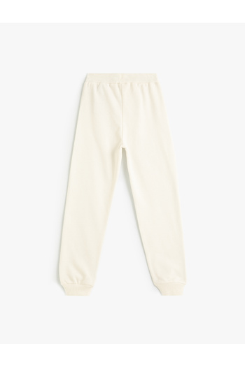 Koton Beige Girl's Basic Sweatpants