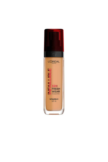 L'Oreal Paris Fond de ten cu acoperire mare si protectie solara, INFAILLIBLE SPF25, 310, 30 ml