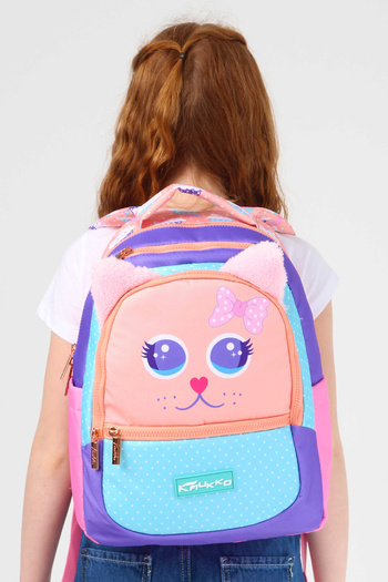 ELATAE Waterproof Fabric Girl's Multi-Eye Orthopedic Back School Bag L5142