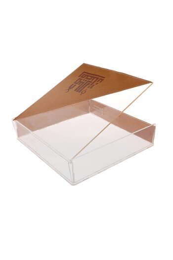 Lamsit Ibdaa Ramadan Acrylic Box - Islamic Box - Decor - Dates & Jewelry – Leather Box