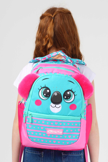 ELATAE Waterproof Fabric Girl's Multi-Eye Orthopedic Backpack School Bag L5143