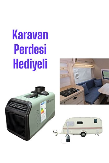 WEBESTEN Portatif Klima Karavan Klima Perdesi Hediyeli