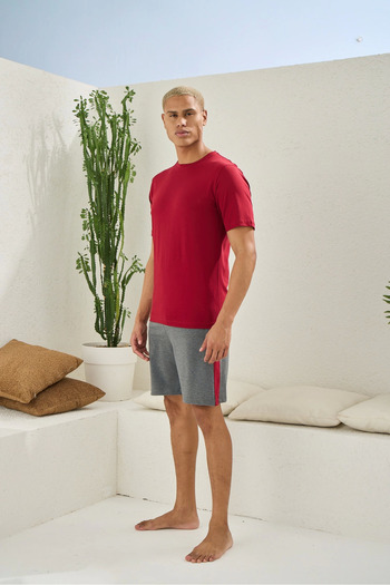 Kocabey 2003 O Neck Shorts Suit