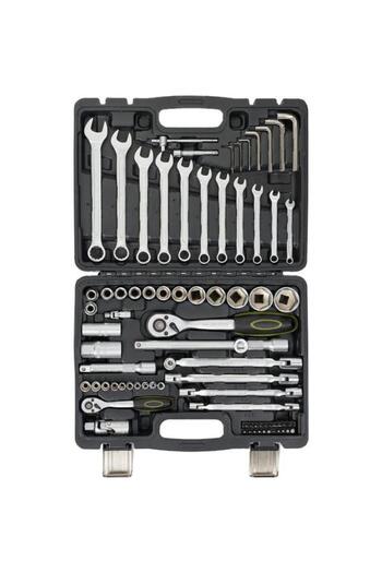 Heinner 77-Piece Multi-Purpose Tool Set CTSM016, Chrome-Vanadium Material
