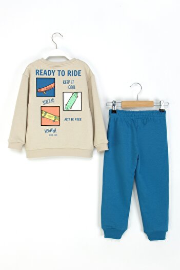 DMB BOYS & GIRLS Boys Tracksuit Set Skate Printed Sweatshirt and Sweatpants