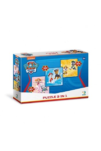 Dodo Puzzle 3-in-1 Paw Patrol, Brave Puppies,