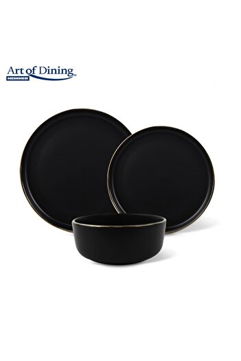 Art of Dining by Heinner 18-PIECE CERAMIC TABLE SERVICE, IMPERIAL