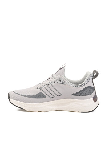 Pierre Cardin Gray Lightweight Flexible Lace-Up Men's Sports Shoes Pci-11067 m