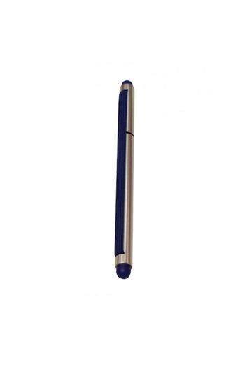 Bibilel Stylus universal 2 in 1, capac si elastic, pentru tableta, telefon sau laptop cu touch screen, Albas