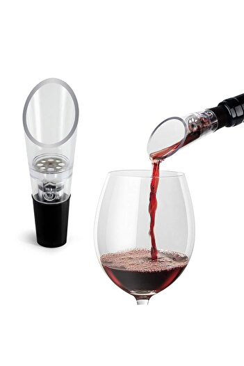 Generic TenTen Labs Wine Aerator Pourer (2-pack) - Premium Aerating Spout and Decanter Set - No Drip and No