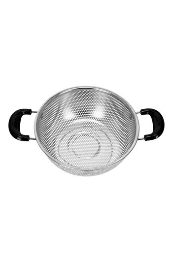 Generic Royalford Stainless Steel Micro-Perforated Colander – 25.5 cm Professional Colander for Food Fruit