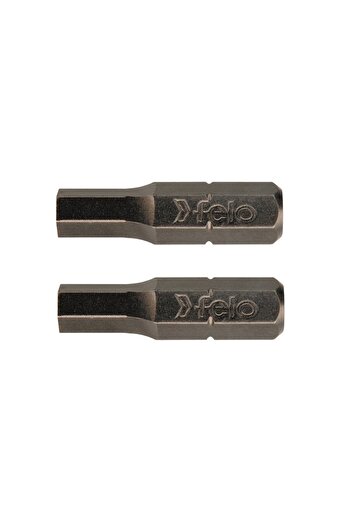 FELO Set 2 biti Industriali profil HEX, Felo, C6.3, HX6.0, 25mm